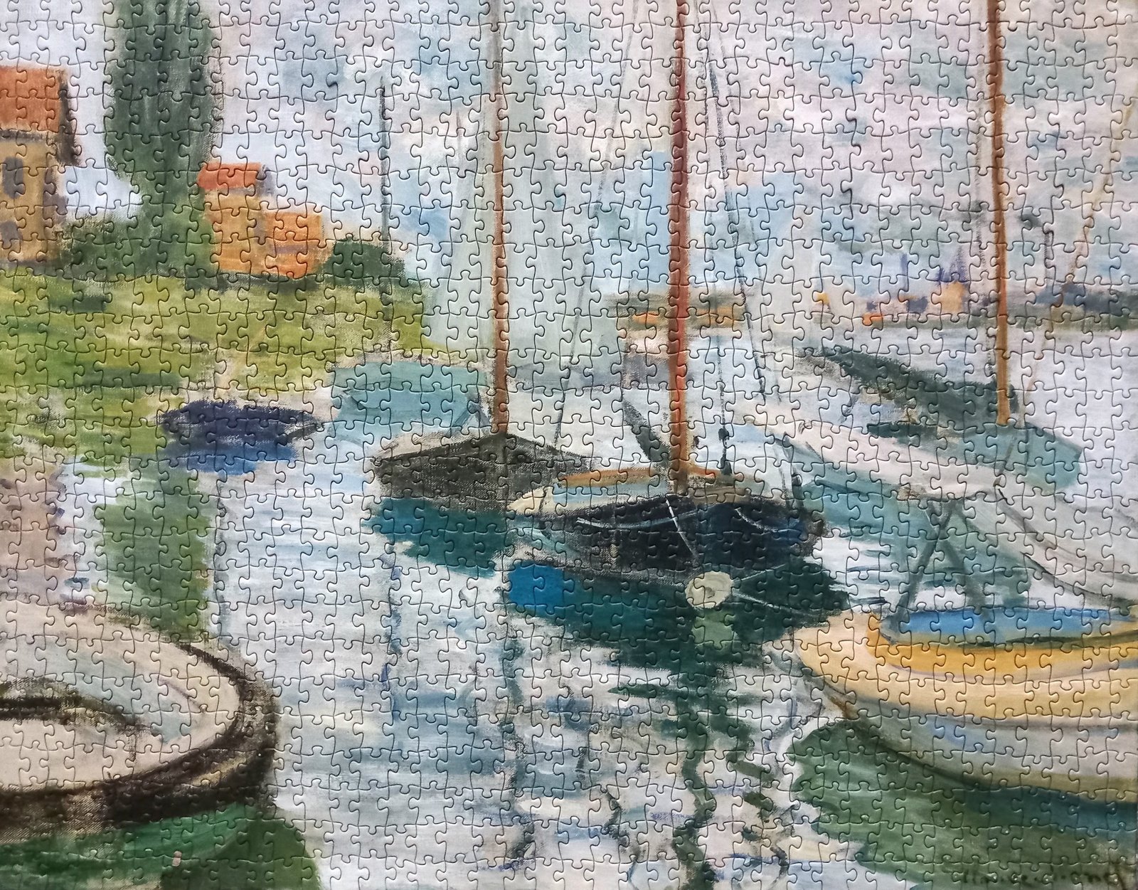 Sailboats on the Seine